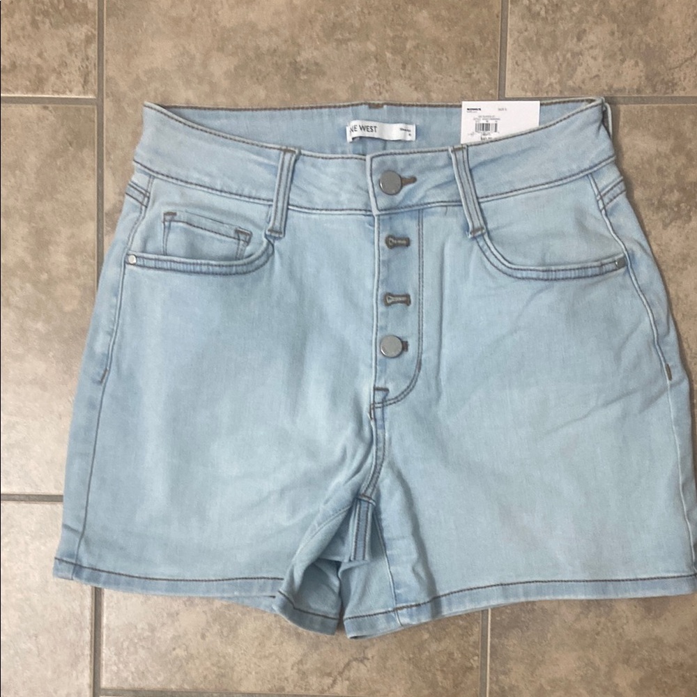 Nine West Blue Jean Shorts